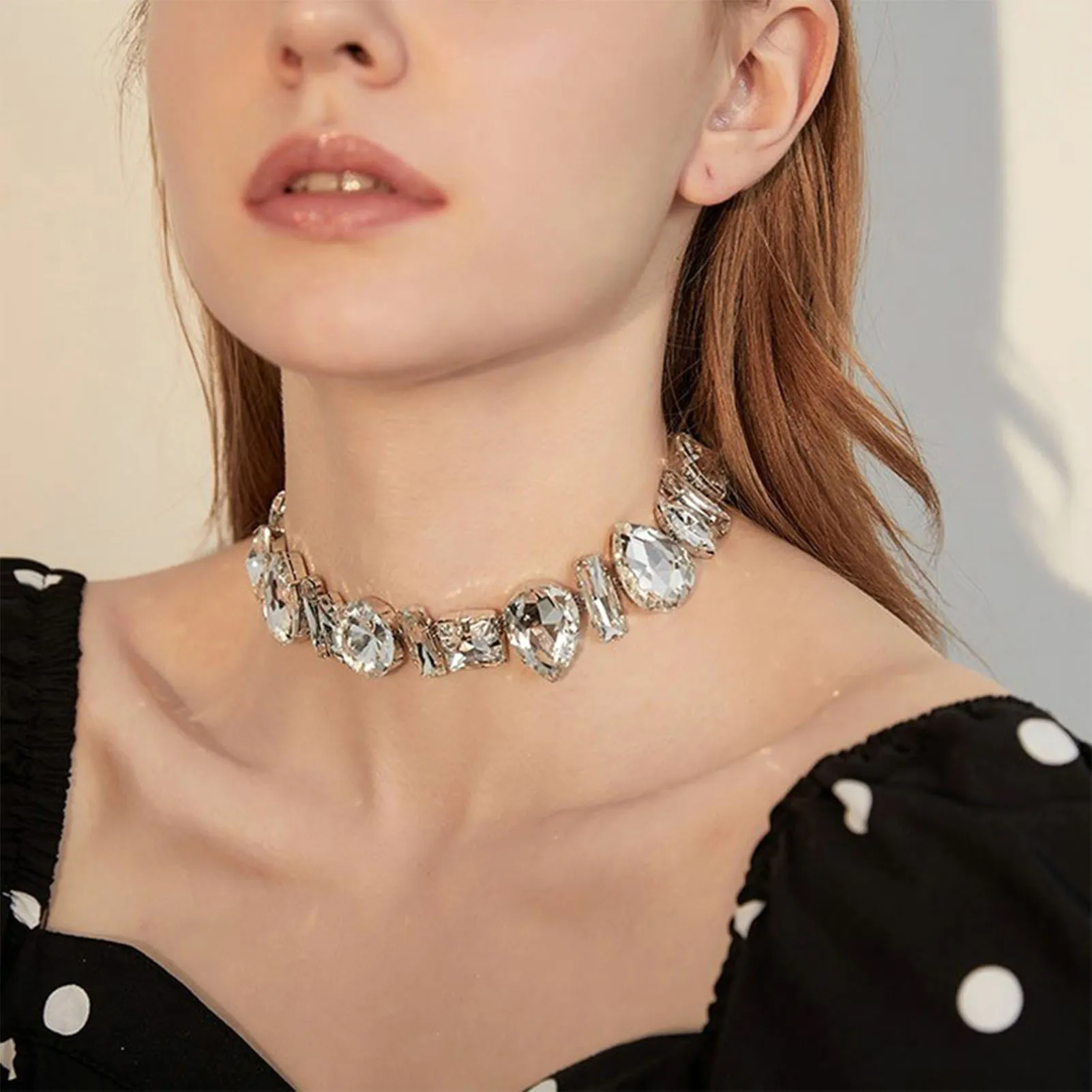 Chains Elegant Clavicle Chain Necklace Easily Wear Lightweight For Showing Unique Personality_voghion.com