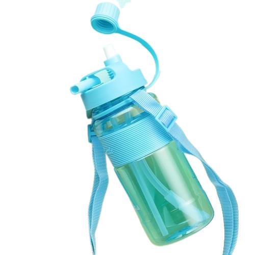 700ml Wassertrinkflasche für Sport Wasserflasche mit Strohhalm Große BPA-freie Flaschen Große Flasche für den Außenbereich_voghion.com