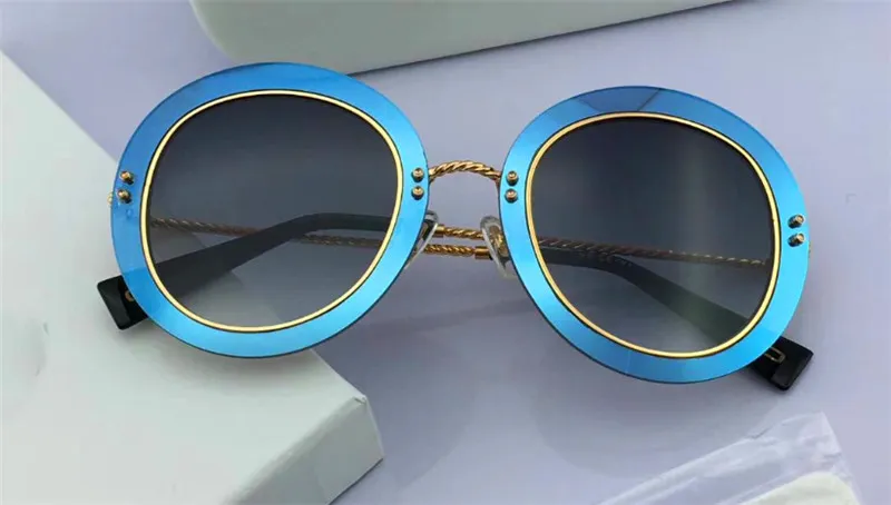 Designer Sunglasses Retro Round Frame For Men Uv400 Protection_voghion.com
