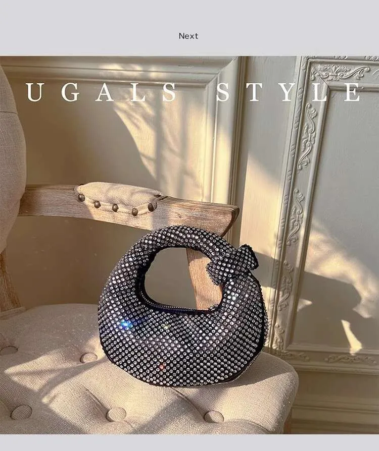 Borsa a tracolla da donna in raso con motivo a quadri, da sera, da sposa, da sera, da strada_voghion.com