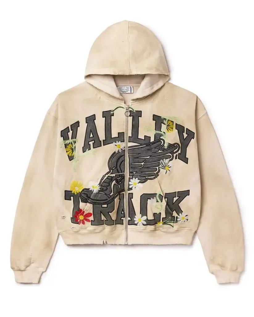 Kemik Bahçesi Sokak Giyimi Harfli Hip Hop Grafikli Köpük Fermuarlı Kapşonlu Sweatshirt Erkekler İçin Gotik Gevşek Y2k Kapşonlu Sweatshirt Kadınlar_voghion.com