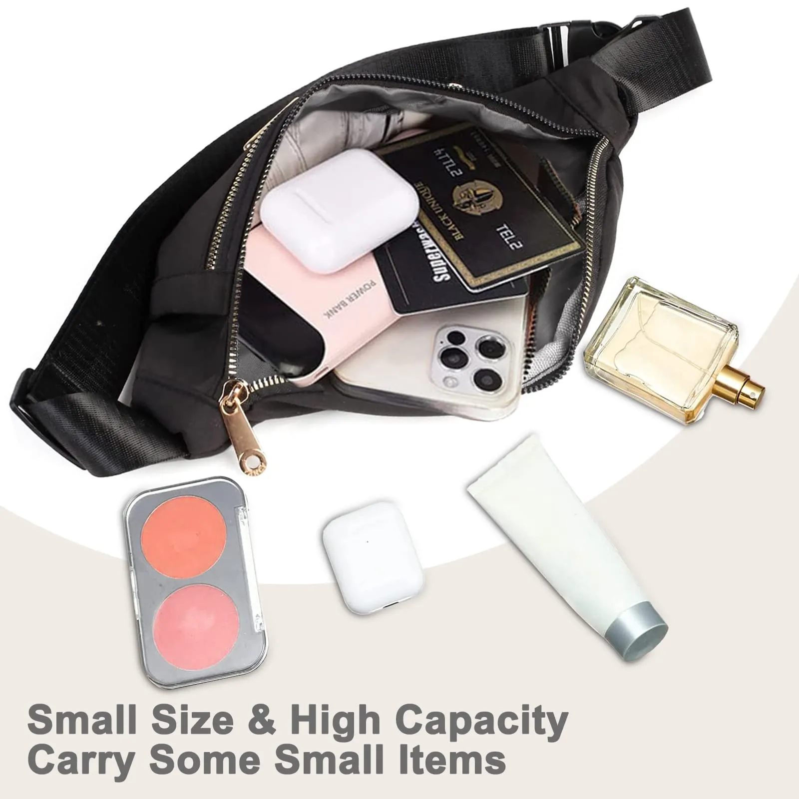 Fanny Damen Herren Gürtel Mode Hüfttaschen Leichte Umhängetaschen Bauchtasche Zum Laufen Wandern Reisen Workout_voghion.com
