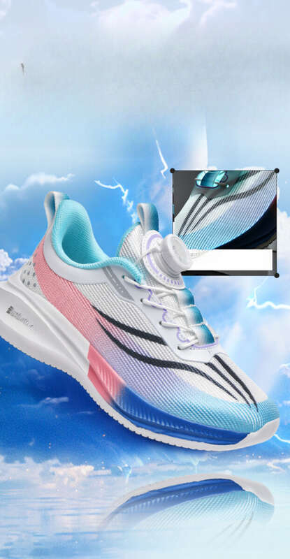 Spin Buckle Kinder Atmungsaktiv Ultraleicht Laufschuhe Carbon Platte Anti-Rutsch-Dämpfung Student Mode_voghion.com