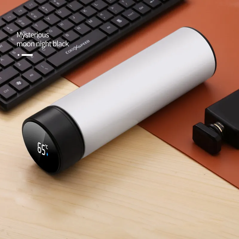 LED Tumbler - 500ml Vacuum|Sublimation Ready|Touch Control_voghion.com