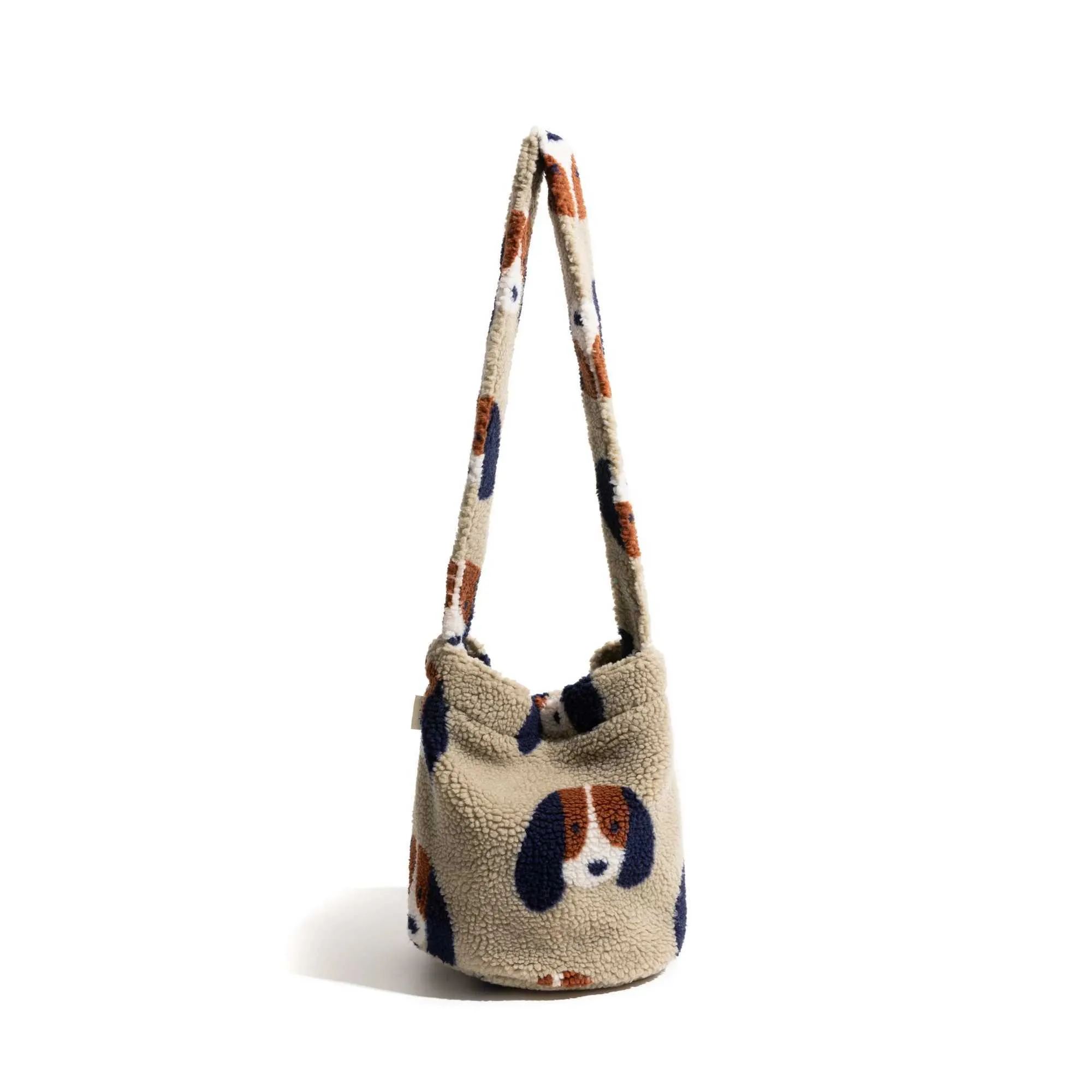 MABULA Podzimní zimní jehněčí látka crossbody s leopardím vzorem a zvířecím vzorem, měkká teplá kožešinová stylová taška přes rameno pro dámy, každodenní použití, telefon_voghion.com