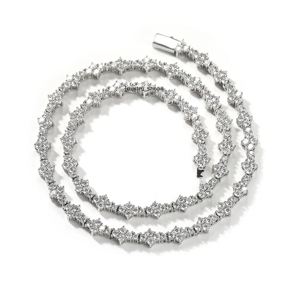 Collana Hip Hop da uomo con fibbia a molla personalizzata, con catena, gioiello GRA Moissanite, diamanti, oro e argento Sterling_voghion.com