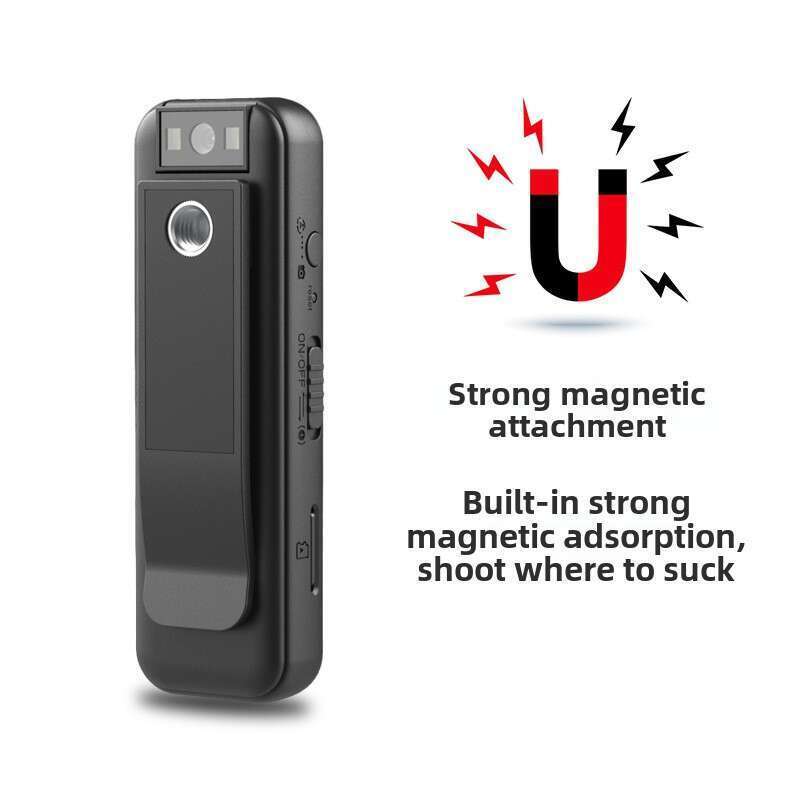 High Definition Night Vision Camera With Screen, Intelligent Noise Reduction, Back Clip, Conference Recording,_voghion.com