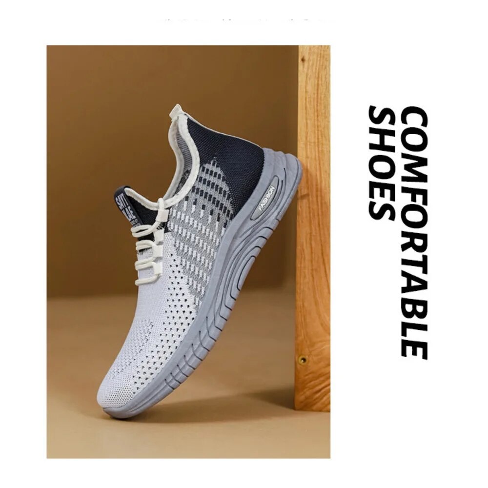 Shoes 2024 summer new breathable lace up men's lightweight sports shoes for men_voghion.com