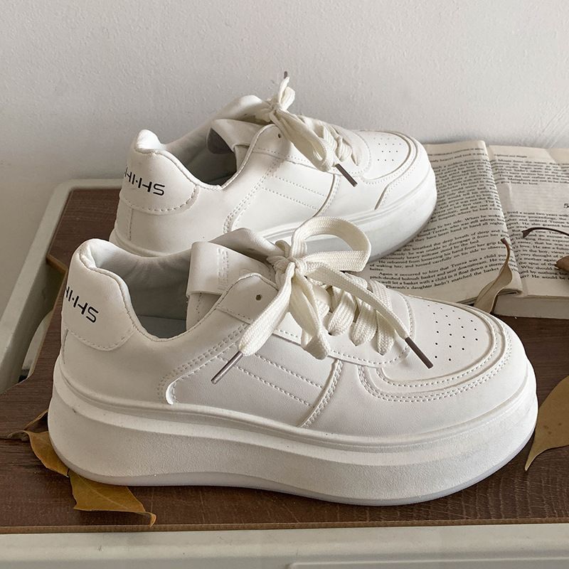 Versatile sophisticated, with increased thickness white soles. Women's 2024 new autumn and winter lightweight American_voghion.com