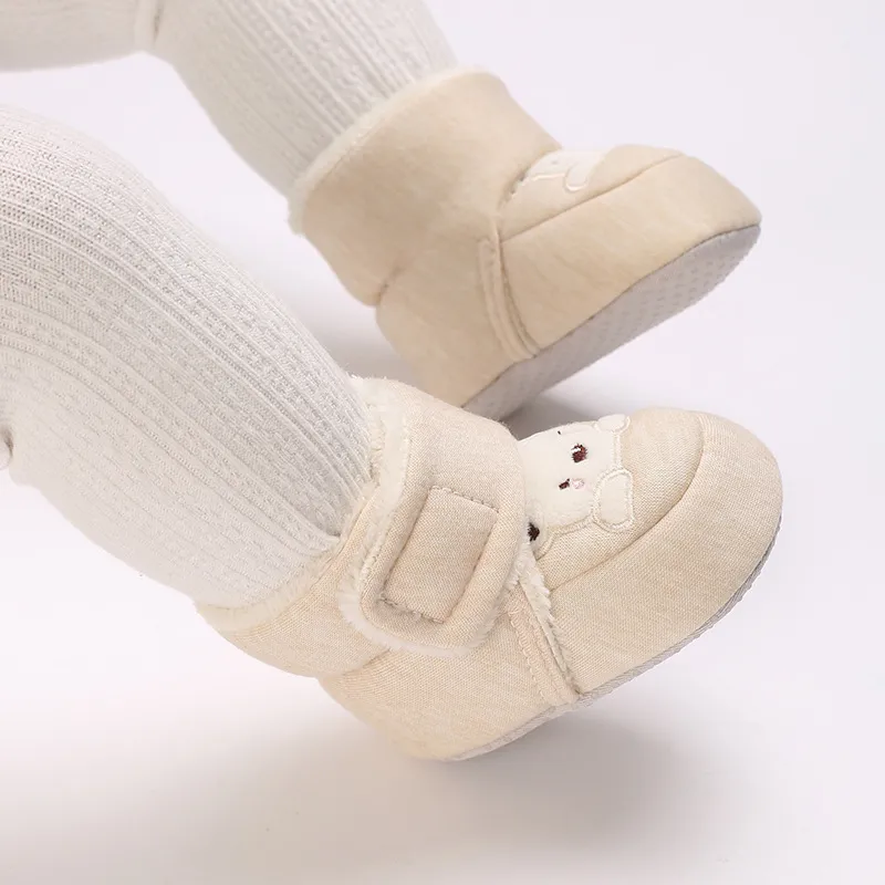 Moderiktiga baby- och spädbarnssöta mjuka tecknade bomullsskor för småbarn Littlesprouts första gångskor för nyfödda små barn_voghion.com