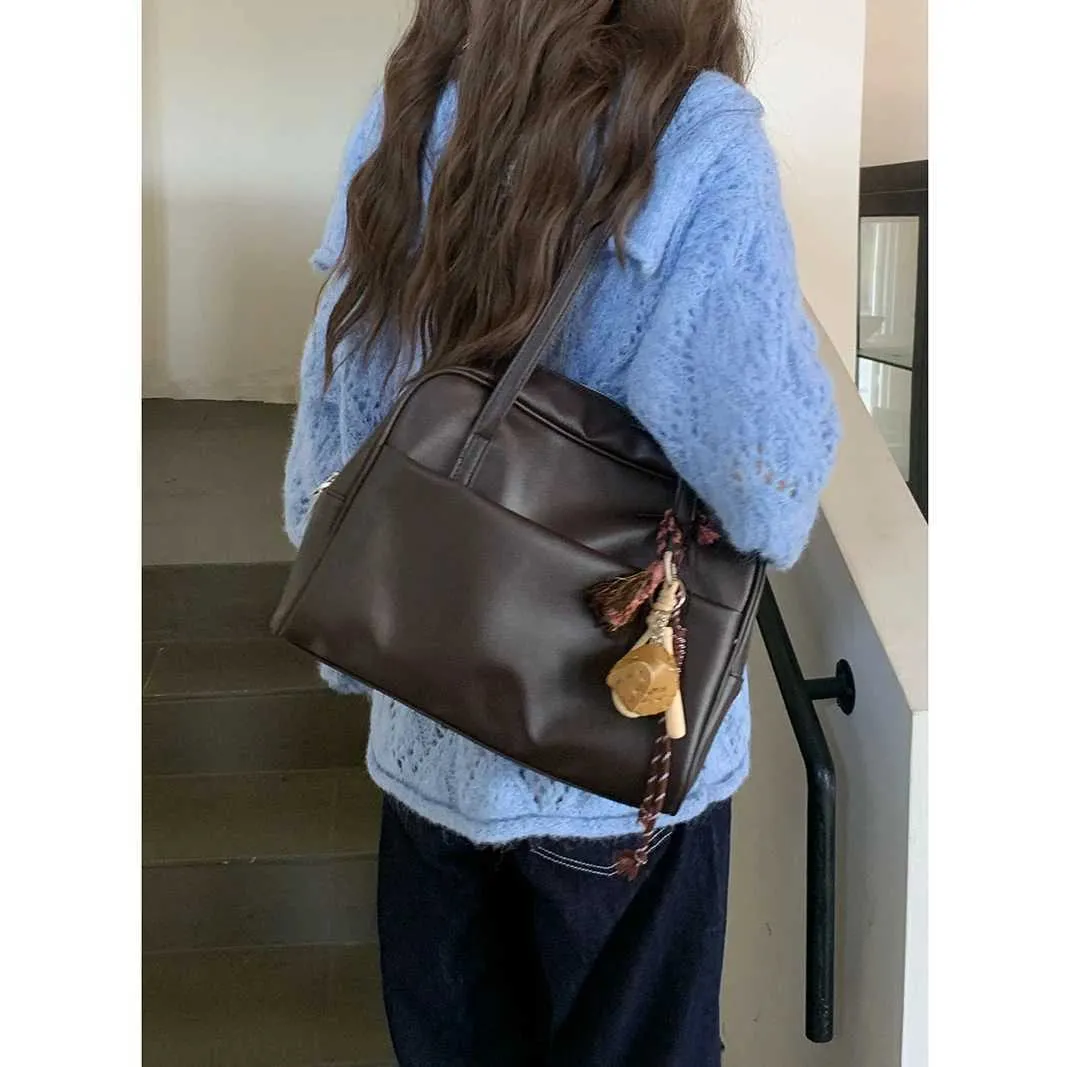 Portefeuille en cuir PU de grande capacité 2024 Sac à main pour femme Sac à bandoulière extra large Couleur unie Mode Voyage Ba241217_voghion.com