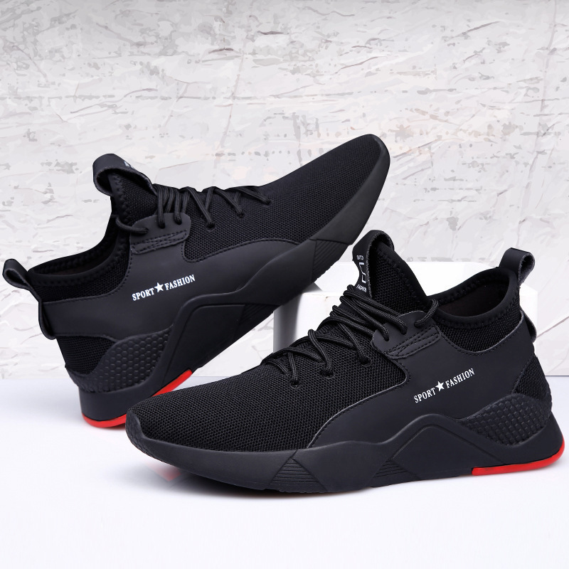 Large Size Men's Shoes New Sports Shoes Breathable Versatile Trend Casual Lightweight Comfortable Mesh Shoes Men's Shoes