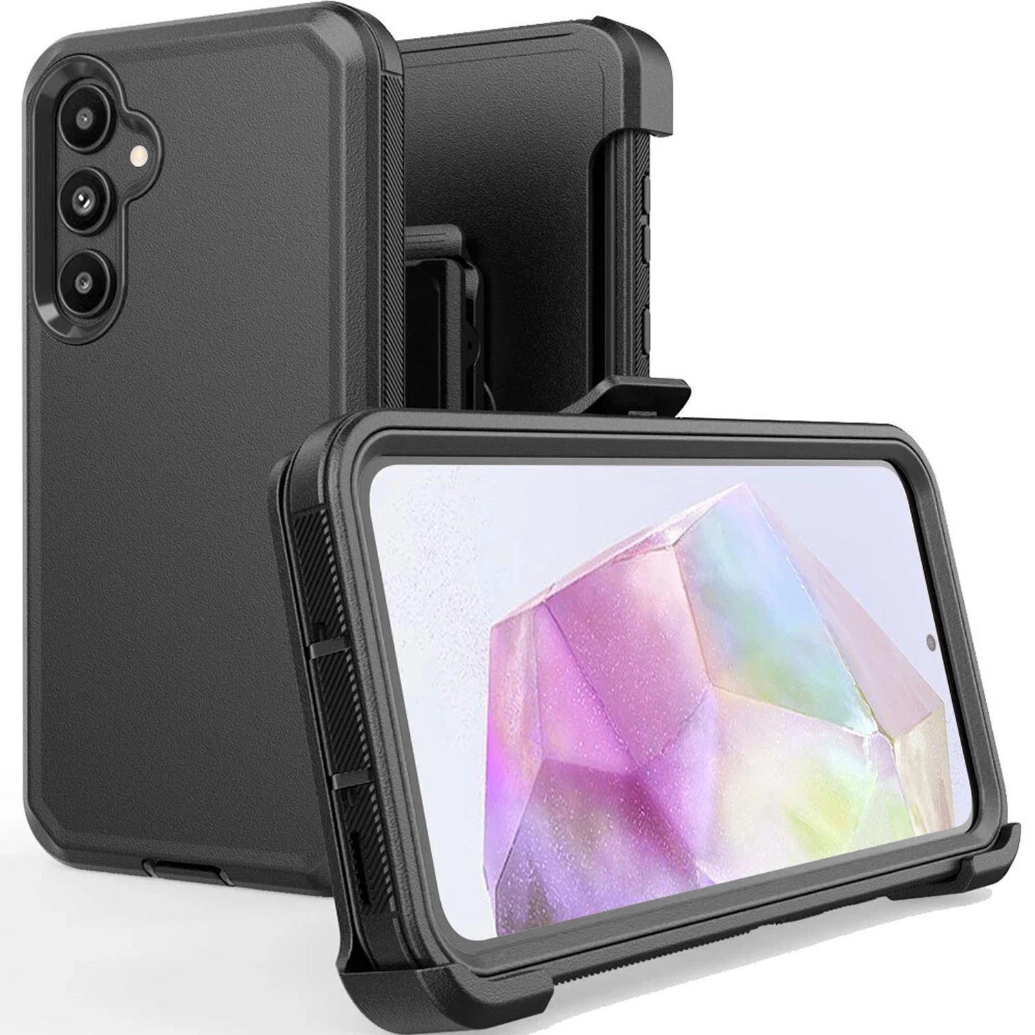 Stoßfeste Handyhülle Für Samsung Galaxy S25 Fe Mit Panzerglas_voghion.com
