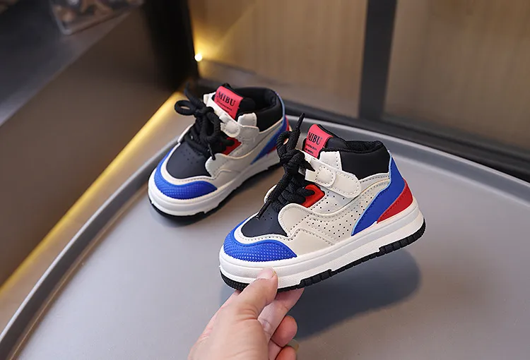 Kids Fashion High Top Casual Sport Girls Boys Youth Non-slip Board Shoes Autumn New Soft Sole Littlesprouts Toddler_voghion.com