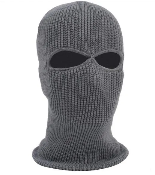 Cagoule tactique de l'armée à 3 trous pour ski, cyclisme, cagoule, casquette, masque facial d'hiver complet pour femmes et hommes, garde au chaud en hiver WL1284_voghion.com