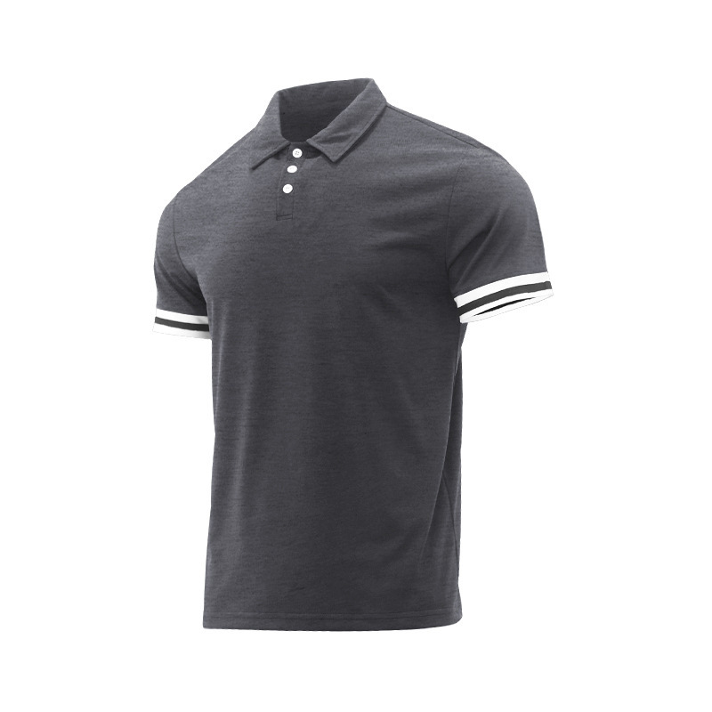 Herrenbekleidung Sommer Revers Kurzarm Shorts Zweiteiliger Sportanzug für Herren_voghion.com