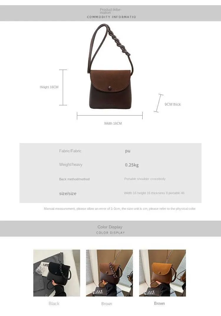 Women's Crossbody Bag Small Shoulder Bag Pu Leather Square Design_voghion.com