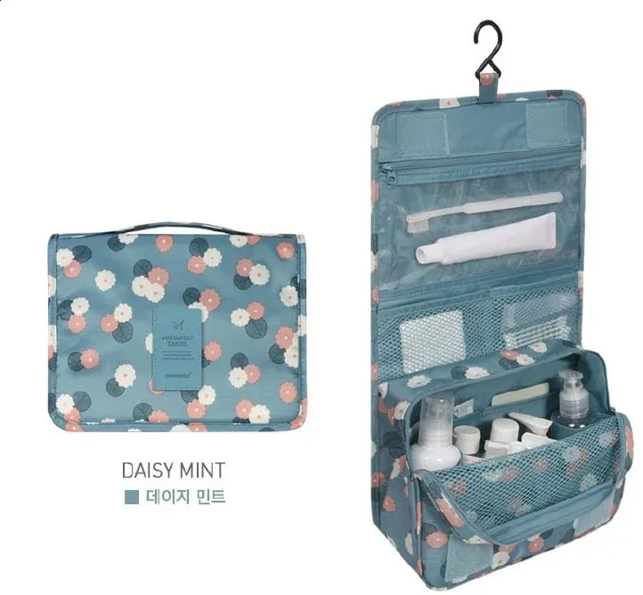 High Quality Women Makeup Bags Travel Cosmetic Toiletries Organizer Waterproof Storage Neceser Hanging Bathroom Wash Bag_voghion.com