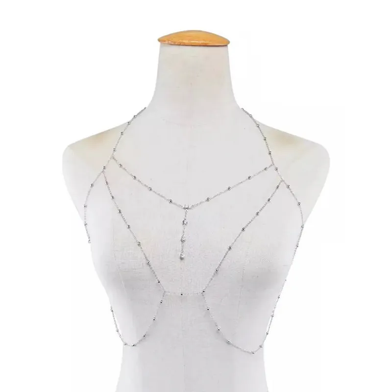 Ķēdes CENTER Metāla Sieviešu Ķēde Ķēde Sexy Style Dobs Bikini Krūšu rotājumi Rotaslietas Ķēdes Sidn22_voghion.com
