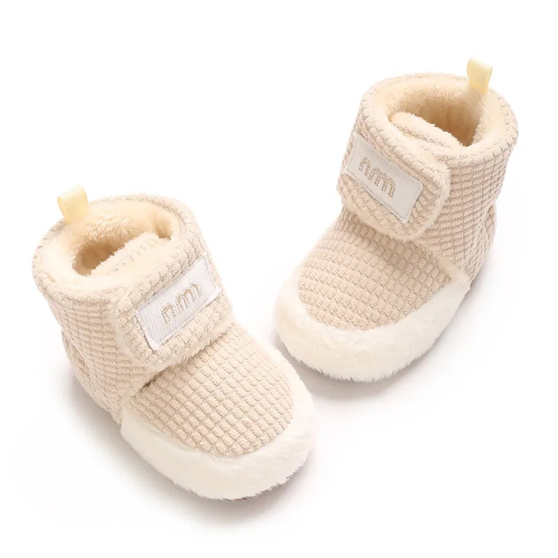 Botas de inverno de lã quente para bebês recém-nascidos, sapatos para crianças pequenas, botas Cutefeet para meninas e meninos de 0 a 18 meses_voghion.com