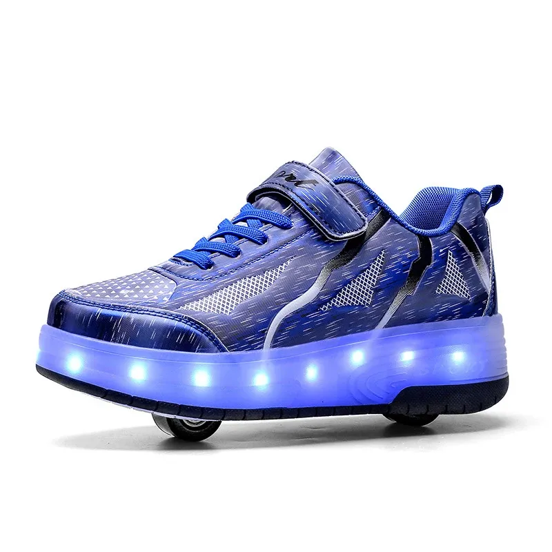 Mat Rieder LED Luucht Glänzend Rollschong Kanner Kaddoe Jongen Meedercher Dat bescht Kaddo fir Party Gebuertsdag Chrëschtdag_voghion.com