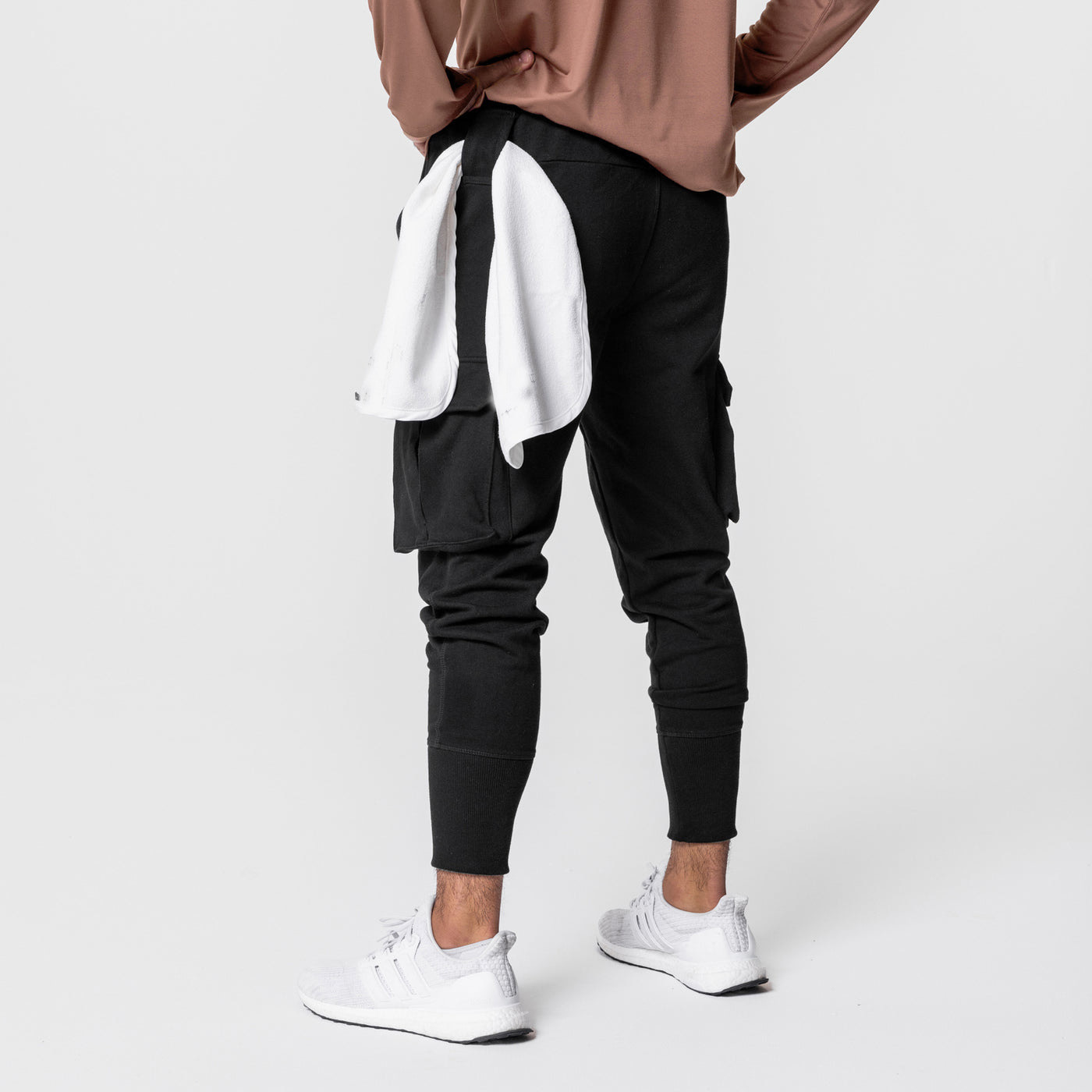 Set di pantaloni da corsa fitness da uomo in due pezzi per sport e tempo libero in cotone_voghion.com