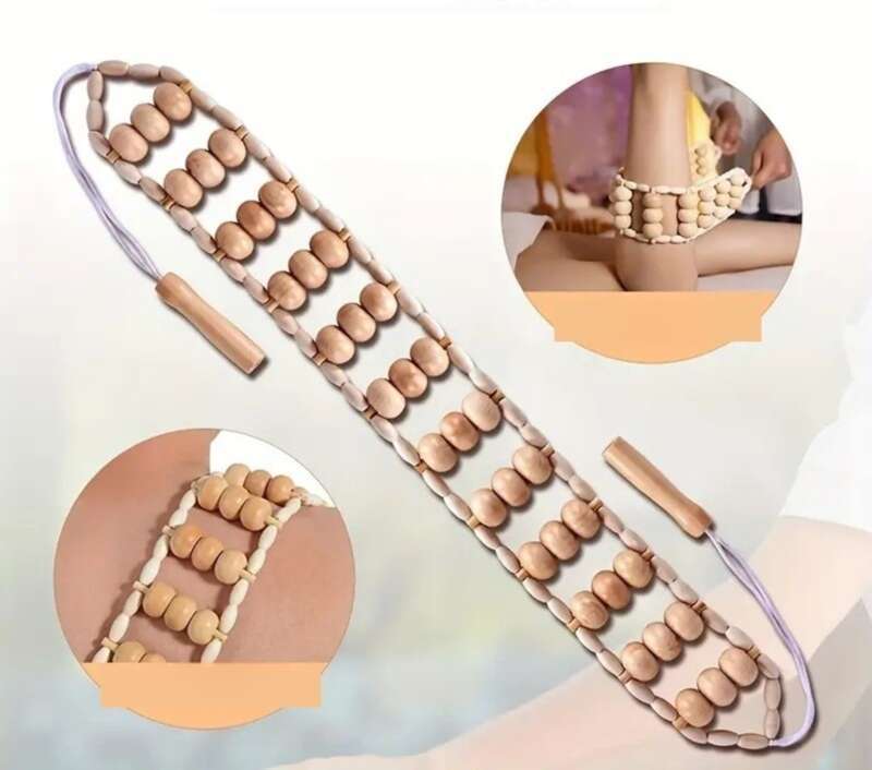Ein Muss für Fitnessbegeisterte! Home Zipper Health Holzmassagegerät, perfekter Partner für Sport-Outdoor-Set_voghion.com