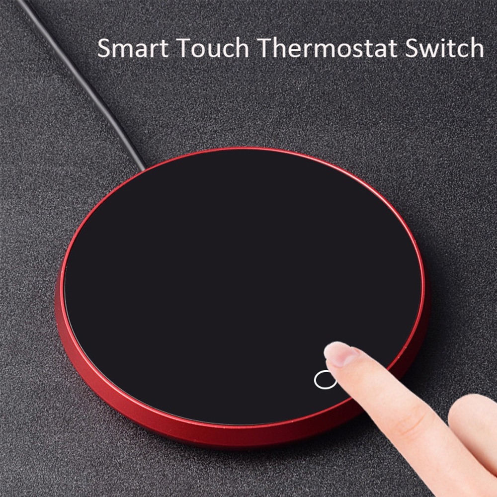 DC 5 V USB Kaffeetasse Tassenwärmer Milch Tee Wasser Tasse Heizung Elektrische Touch Pad Temperatur Einstellbar Heißer Tee Maker Heizung Wärmer_voghion.com