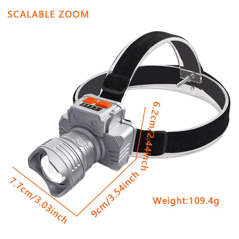Novo snažno LED svjetlo za daljinsko osvjetljenje, super svijetlo za ribolov na otvorenom, USB punjenje, za mine_voghion.com