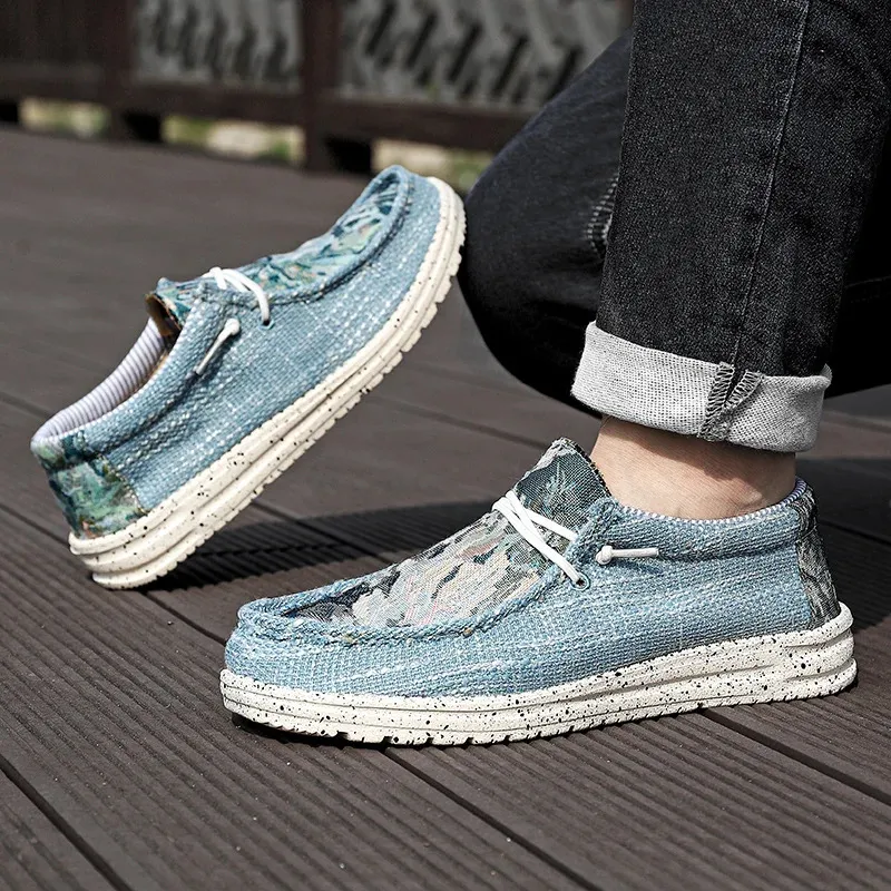 Canvas Sneakers Casual Fashion Denim Atmungsaktive Herren Walking Flats Outdoor Plus Size 49 Herrenschuhe Loafers 240626_voghion.com