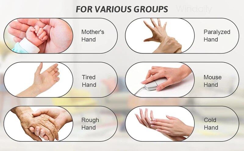 Beauty Care shop Massager Electric Hand Air Pressure Heat Compresses Heating Palm Finger Acupoint Massage Device For Pain Relie ing_voghion.com
