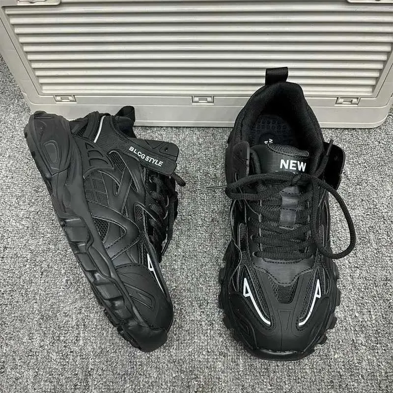 Size 41 42 Womens Casual Sports Men Stylish Brand Design Ladies Chunky Sneakers Thick Sole Tennis Shoes 43 44 Big_voghion.com