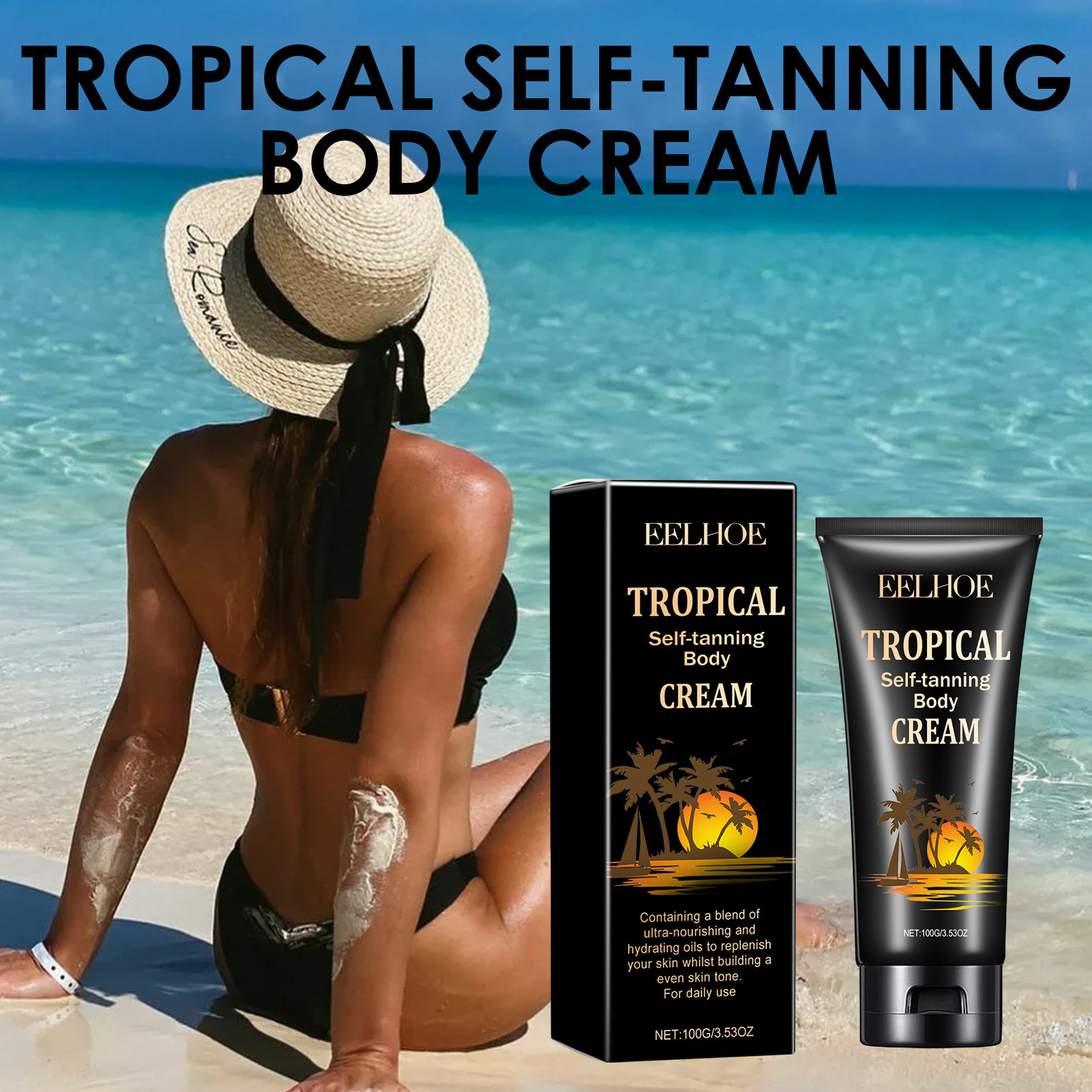 2024 the most popular Skin Natural Wheat Tone Beauty Moisturizing and Sunlight Helping Black Care Cream_voghion.com