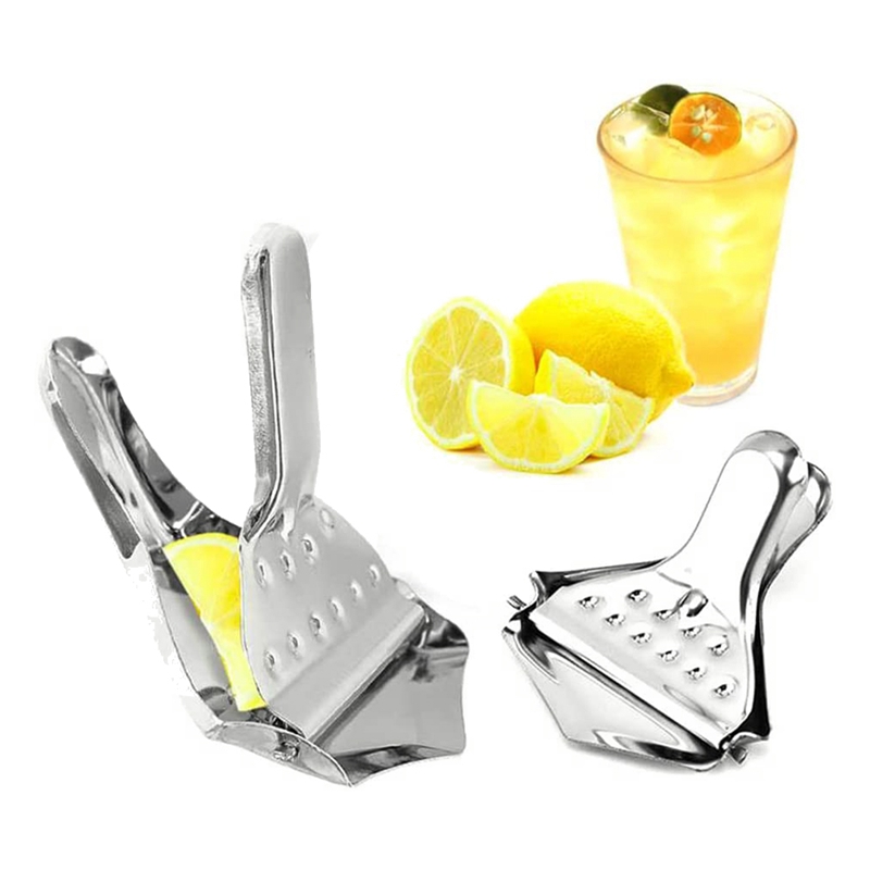 Le migliori offerte Spremiagrumi a spicchi in acciaio inox, pinza manuale per limone, spremiagrumi, per casa, cucina, bar, 4 pezzi_voghion.com