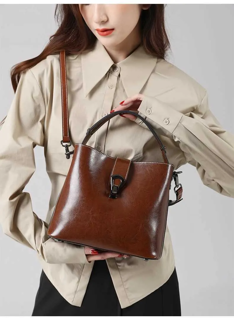 Burminsa eigenaar leren bucket tas, dames schoudertas, crossbody tas_voghion.com