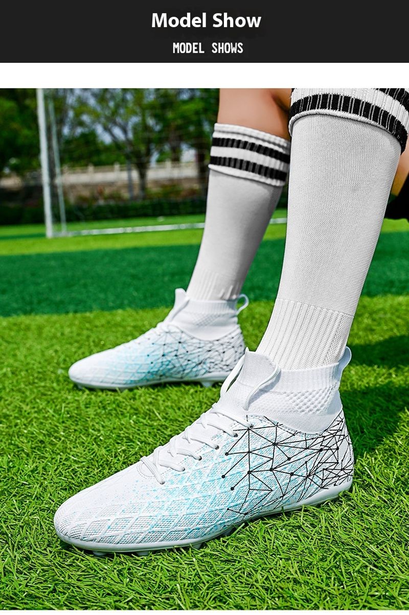 High-Top-Fußballschuhe für Männer und Frauen Modelle mit langen Spikes Jugend Sekundarschüler professionelles_voghion.com