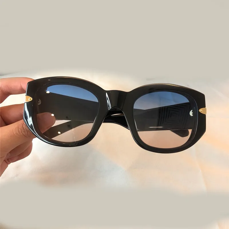 - designer per le donne Moda Cat Eye Simple UV 400 1291 occhiali da sole Rivestimento a specchio Lente placcata in colore con custodia_voghion.com