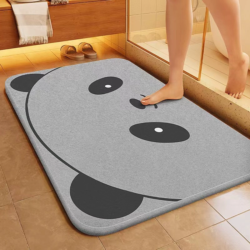 Tappeto bagno antiscivolo illusione 3d morbida ciniglia_voghion.com