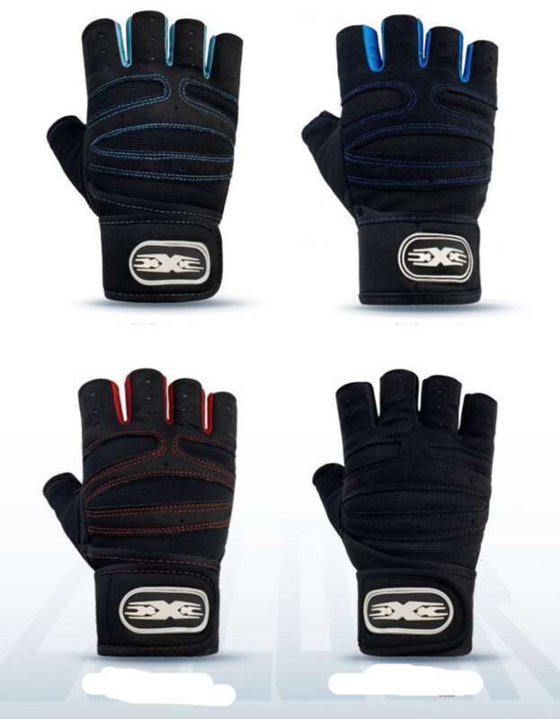 Sport Halbfingerhandschuhe Herren Horizontal Bar Fitness Gewichtheben Training Slip Yoga Handgelenkschutz Atmungsaktiv_voghion.com