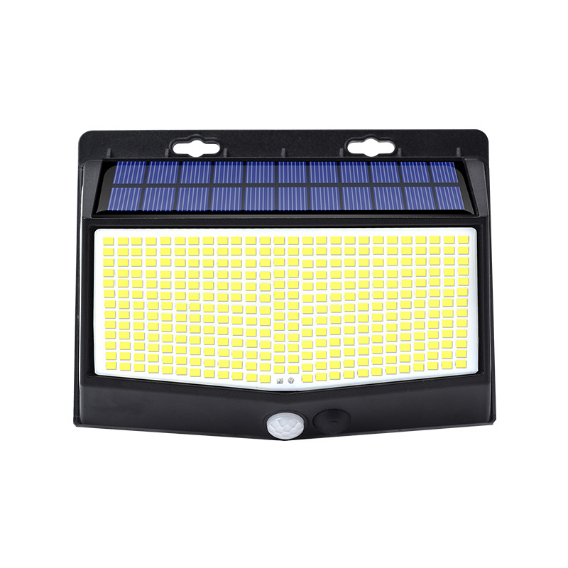 468 LED solcellslampa rörelsesensor IP65 vattentät utomhus automatisk belysning trädgårdsgatubelysning_voghion.com