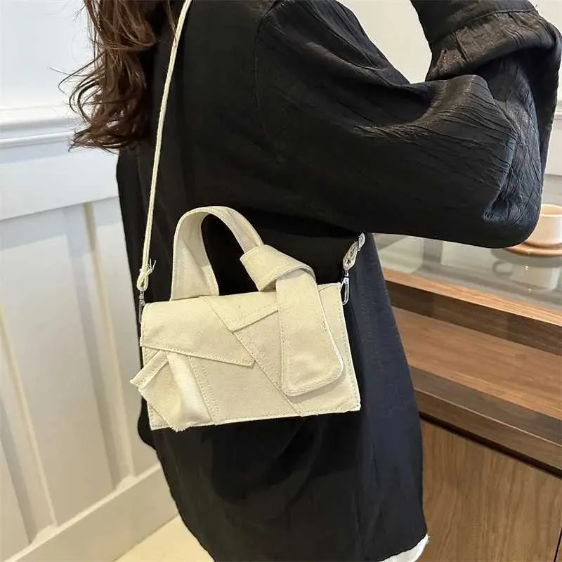 Women Denim Crossbody Bags Designer Jeans Bag New Small Square Handbag Knotted Handle Tote Messenger Ba241116_voghion.com