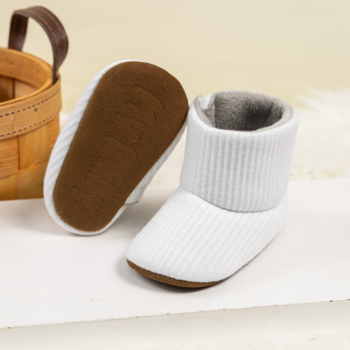 Botas de inverno Happysteps para bebês meninos e meninas, quentes e com sola macia, para pré-andar, recém-nascidos, 3 cores_voghion.com