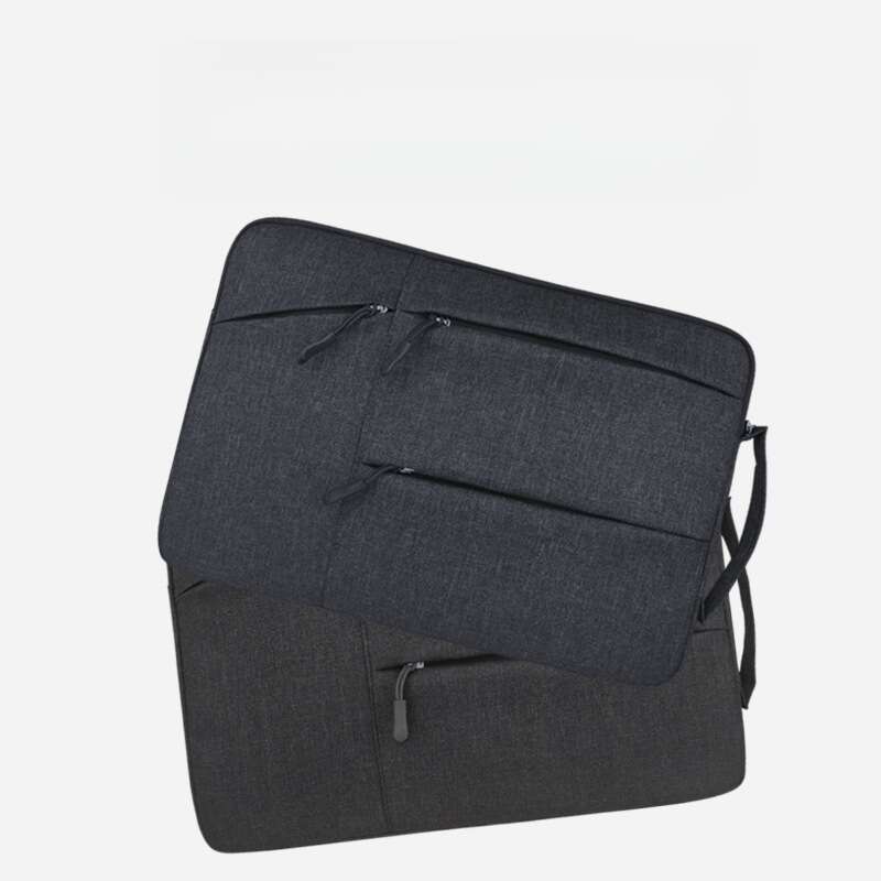 Dubbellaags dikke pluche handtas, 8-inch laptoptas voor casual gebruik_voghion.com