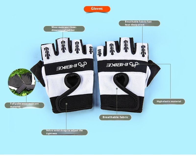 INBIKE balance bike gear, half children's gloves, full finger skateboard riding anti-collision safety protective gear_voghion.com