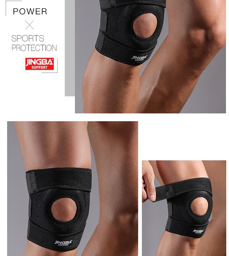 JINGBA sportsknæbeskyttere, udendørs løb, basketball, bjergbestigning, cykling, dans, yoga, trykbeskyttere_voghion.com