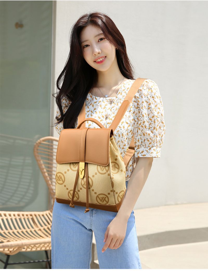 Women's 2023 autumn and winter new portable middle-aged mom fashionable all-match shoulder bag large capacity backpack_voghion.com