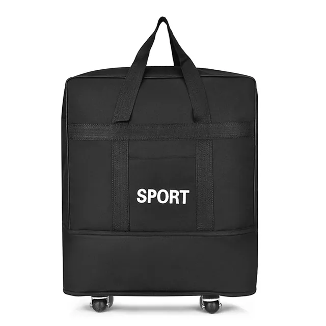 Expandable Suitcase Foldable High Quality Rolling For Travel Business Large Capacity Lage Storage Bag_voghion.com