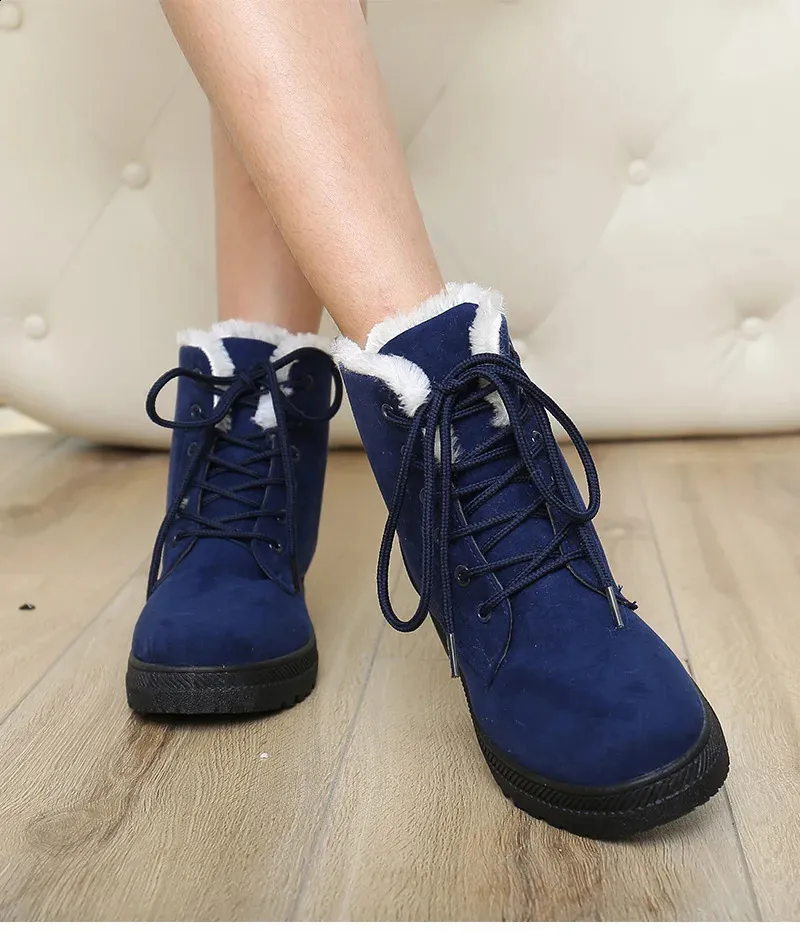 Botas de nieve mujer estilo coreano tendencia invierno_voghion.com
