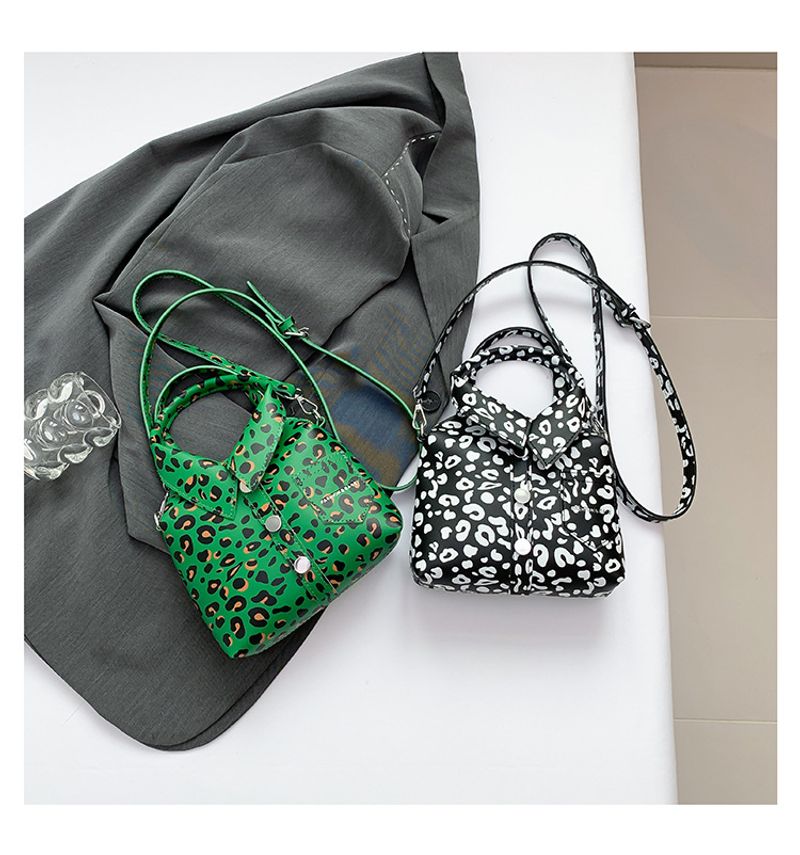 2024 neue PU trendige personalisierte täglic Leopardenmuster kleine Tasc einfac Damentasc Umhängetasc_voghion.com