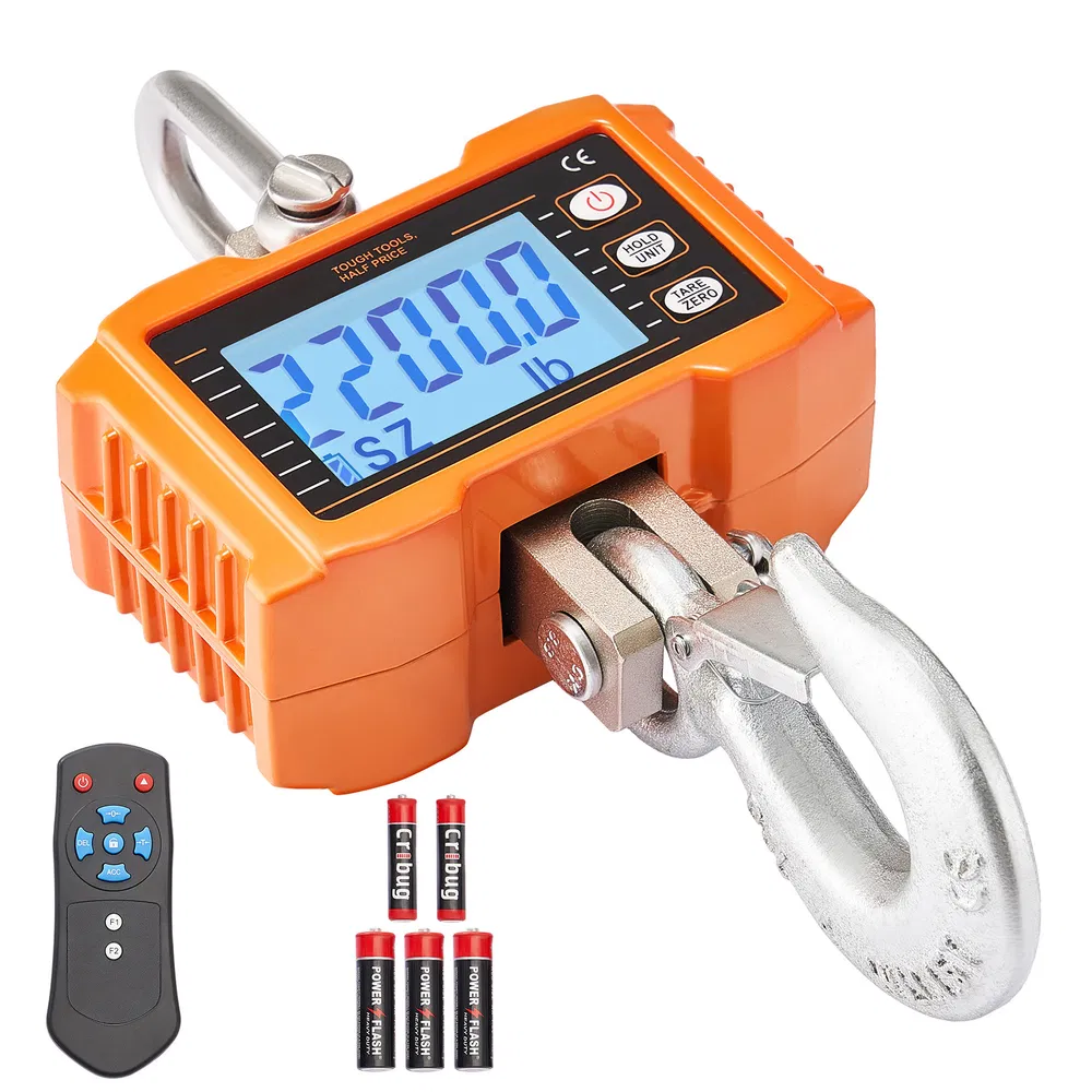 Digital Crane Scale 1000kg Heavy Duty Hanging Scale With Remote_voghion.com